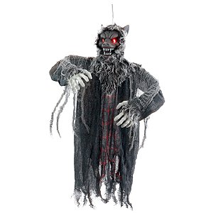 Boneco Lobo Pavel Com Som, Luz e Movimento 92cm - 1 Un
