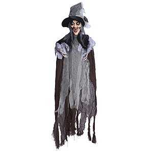 Bruxa Ariela Com Som, Luz e Movimento 1,20 Metros - 1 Un