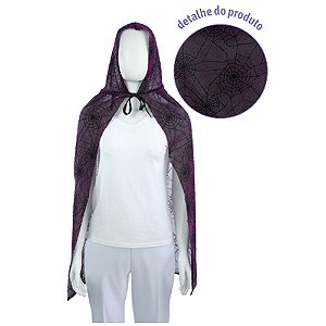 Capa Infantil com Capuz Noite Sombria 80cm - 1 Un