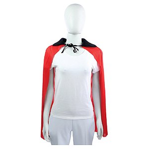 Capa Infantil Vermelha 80cm - 1 Un