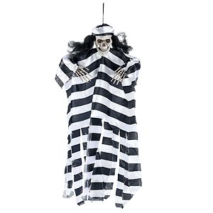 Caveira Lector Para Pendurar 44cm - 1 Un