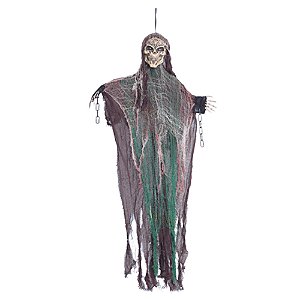 Caveira Menandro Com Som, Luz e Movimento 1,20 Metros - 1 Un