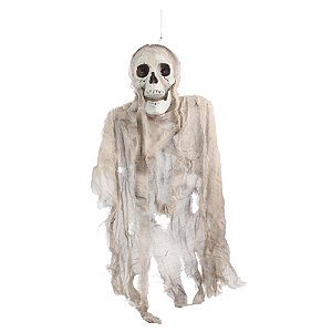 Caveira Severus Com Som, Luz e Movimento 75cm - 1 Un