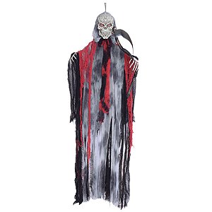 Caveira Talles Com Som, Luz e Movimento 1,20 Metros - 1 Un