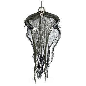 Caveira Zeus Para Pendurar 64cm - 1 Un