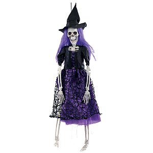 Esqueleto Bruxa Para Pendurar 40cm - 1 Un