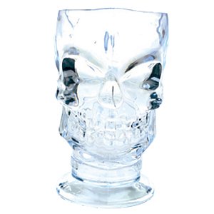 Jarra Plástica Caveira Nacarado 20,5cm - 1 Un