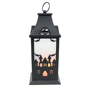 Lamparina Casarão Assombrado Com Luz 30cm - 1 Un