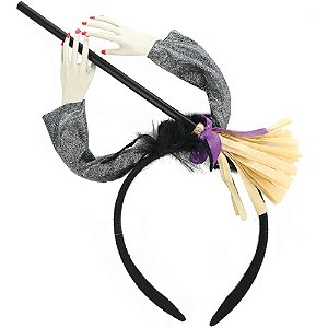 Tiara Vassourinha de Bruxa - 1 Un