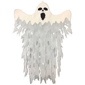 Enfeite Para Pendurar TNT Halloween Horripilante Fantasma 67,5cm - 1 Un