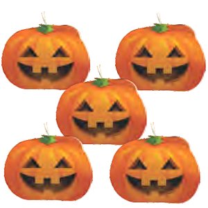 Caixa Surpresa Cartonada Halloween Abóbora - 5 Un