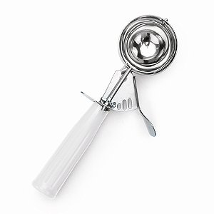 Colher de Sorvete Aço Inox 19,3x8,5x3cm Porcionar Docinhos - 1 Un - Cromus Allonsy