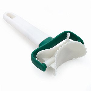 Cortador Giratório Frisado Massa Plástico 16,5x8,5x4,5cm - 1 Un - Cromus Allonsy