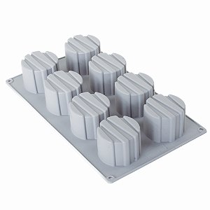 Forma de Silicone Monoporção Pilares 29x17,3x4,5cm - 1 Un - Cromus Allonsy