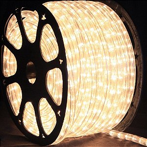 Mangueira de Led Branco Quente - Rolo com 50 Metros - Bivolt