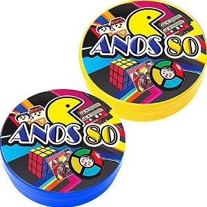 Latinha Plástica 5x1 Lembrancinha Anos 80 Retrô