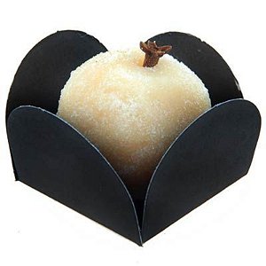 Forminha Para Doces Quadrada nº7 Liso Preto - 50 Un