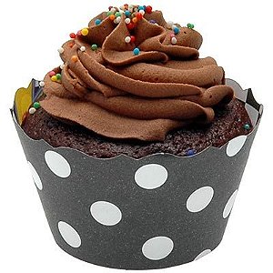 Forma para Cupcake ULTRAFEST Rock and Roll/Anos 60 Preto - 12 Un