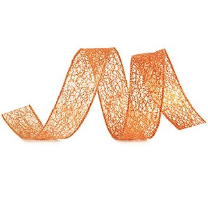 Fitas de Natal - Tela Bronze com Glitter - 3 un - 3,8 cm x 9,14 mts