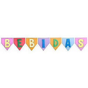 Bandeirinhas Junina em E.V.A Bebidas 1,12 Metros - 1 Un