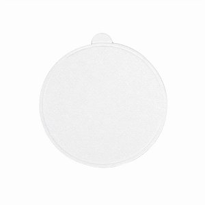 Base Laminada Redonda Branco Fosco 08cm 20 Un