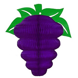 Guirlanda de Papel Fruta 18cm - Uva