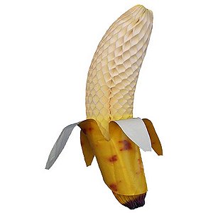 Guirlanda de Papel Fruta 48cm - Banana