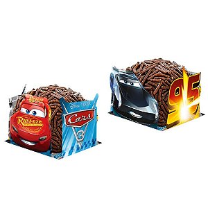Festa Carros Disney - Porta-forminha Cars Disney 3 - 50 Un