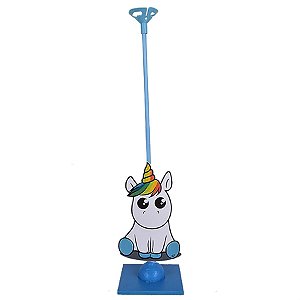Festa Unicórnio - Enfeite de Mesa Porta Balão Magia do Unicórnio