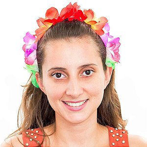 Tiara Havaiana Para Cores Variadas - 1 Un