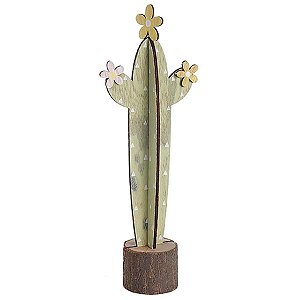 Cactos Decorativo em MDF - Modelo Arredondado