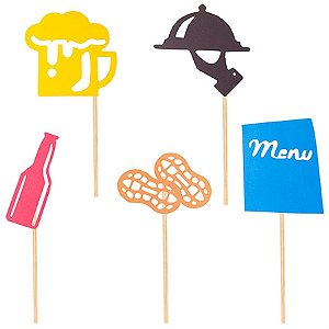 Enfeite Decorativo no Palito Boteco M - 05 Un