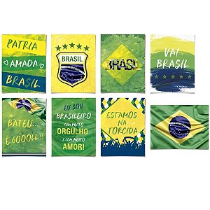Brasil - Cartaz Decorativo Sortido 08 Un