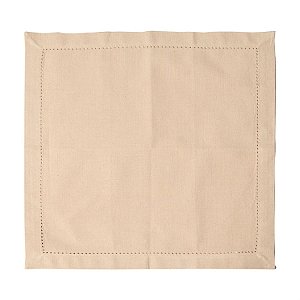 Guardanapo de Natal de Tecido Liso Marfim 39X39cm - 4 Un