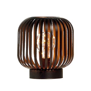 Lanterna Decorativa de Metal Oval