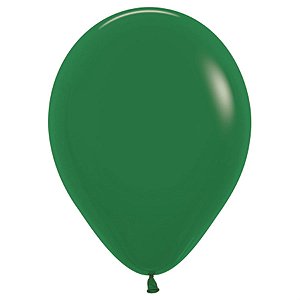 Balão Látex Fashion Verde Selva 5" / 13cm - 50 Un