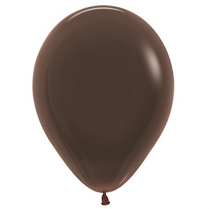 Balão Látex Fashion Chocolate 5" / 13cm - 50 Un