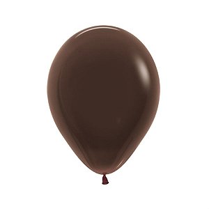 Balão Látex Fashion Chocolate 10" / 25cm - 50 Un