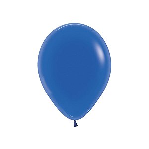 Balão Látex Cristal Azul 12" / 30cm - 50 Un