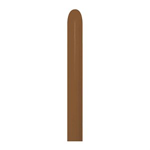 Balão Látex Twist Fashion Mocha 260'' / 5x150cm - 50 Un