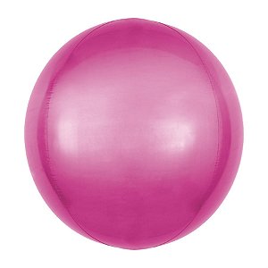 Balão Bolha Metal Pink 18" / 45cm