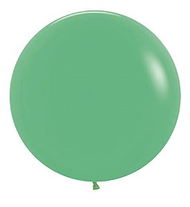 Balão Gigante Látex Fashion Verde 24" / 60cm - 3 Un