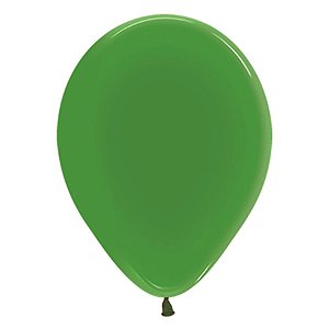 Balão Látex Cristal Verde 5" / 13cm - 50 Un