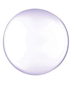 Balão Bolha Clear Roxo 24'' / 60cm