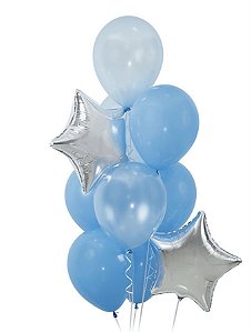 Bouquet de Balões Juvenil Azul - 1 Unidade