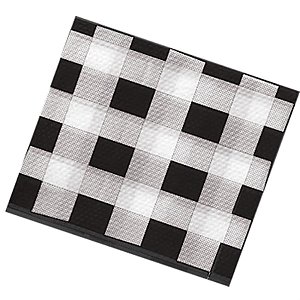 Guardanapo Pequeno 20x23cm Xadrez Preto - 50 Un