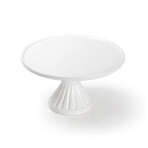 Bailarina Redonda Liso Branco Grande 25x25x13 - 2 Un