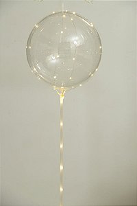 Balão Bubble Transparente com Led Branco