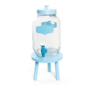 Suqueira com Banquinho Azul - 3,8 Litros