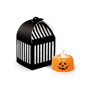 Halloween - Kit Gaiolinha Decoração Halloween 5,5x5,5x9,5 - 2 Peças